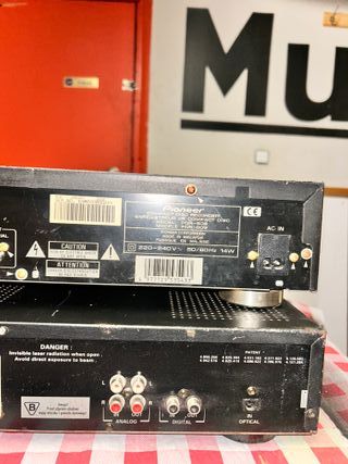 Grabador CD Pioneer PDR-609 + Grab. Philips CDR770