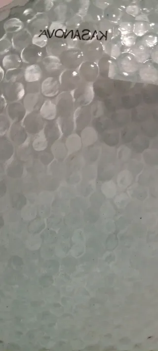 Kasanova 4 Sottopiatti Vetro Martellato