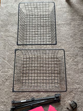 2 Cestas correderas para armario PAX