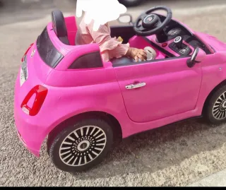 Coche eléctrico infantil rosa