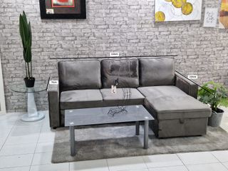 Super Precio! Sofá Cama Chaise Longue con Arcón