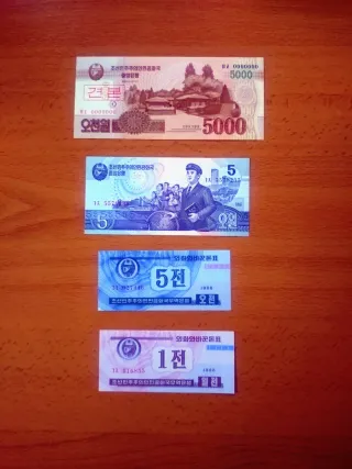 Billetes de Corea del Norte