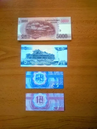 Billetes de Corea del Norte