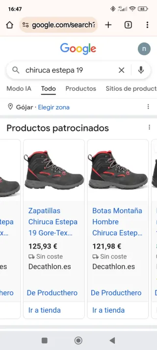 Botas senderismo Chiruca Gore Tex