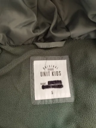 Chaquetón niño 5-6 años