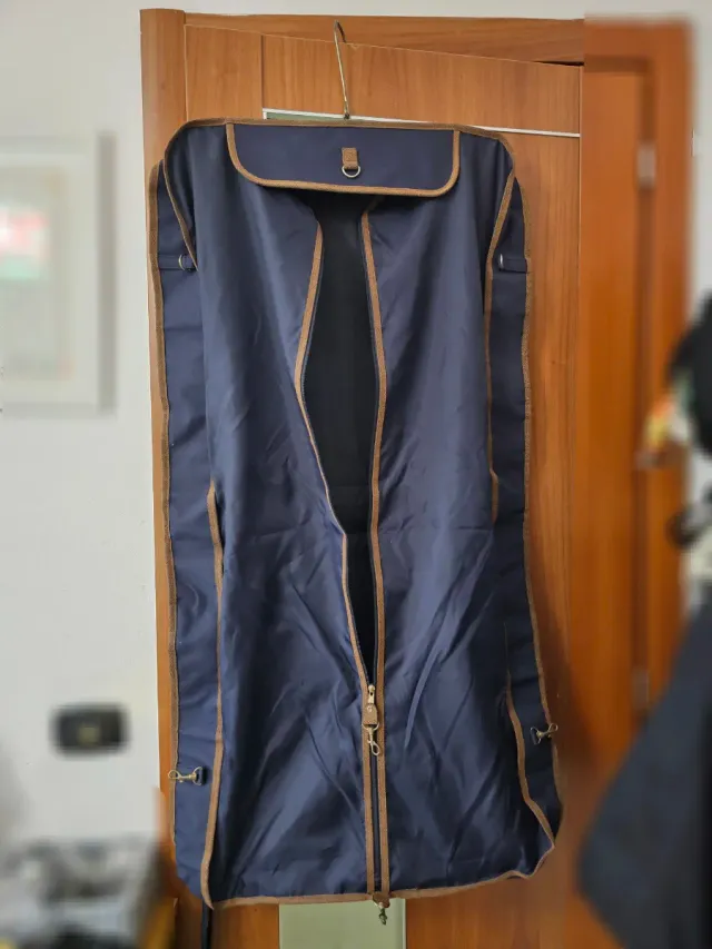 Borsa Porta Abiti Vintage Pieghevole 2 in 1