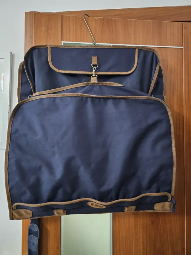 Borsa Porta Abiti Vintage Pieghevole 2 in 1