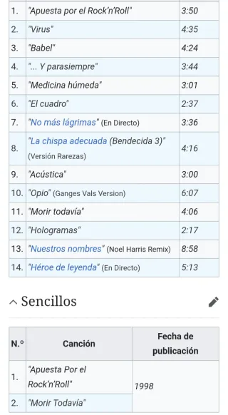 CD de Héroes Del Silencio: "Rarezas" (1998)