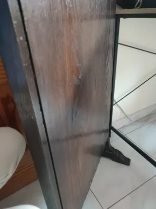 Biombo decorativo con bordado