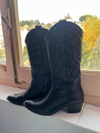 Botas cowboy negras