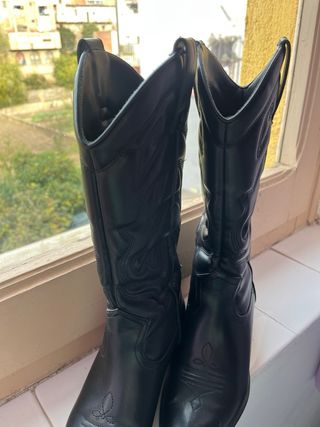 Botas cowboy negras