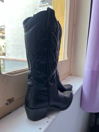 Botas cowboy negras