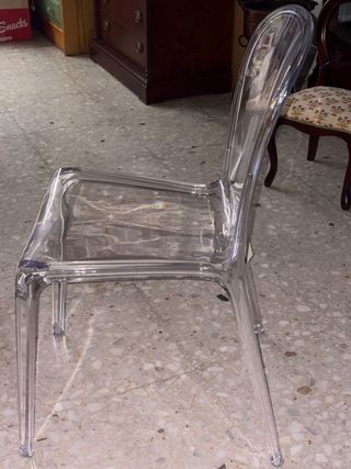 6 Sillas Metacrilato Transparentes