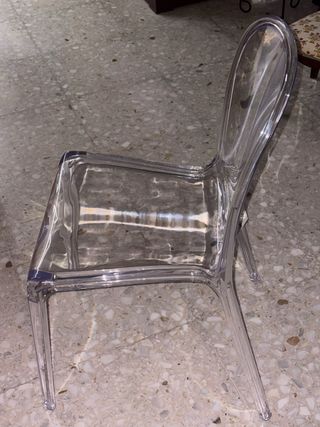 6 Sillas Metacrilato Transparentes