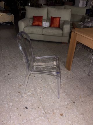 6 Sillas Metacrilato Transparentes
