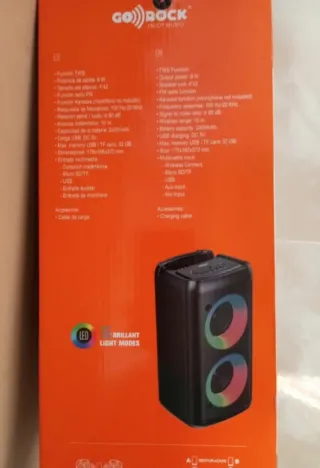 Altavoz Bluetooth 8W con Luces LED