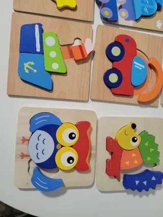 Puzzles de madera bebé