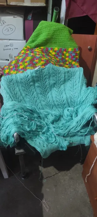 Lanas,perlé,hilos varios colores,lotes o x separad