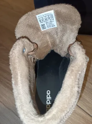 Scarpe Adidas Hoops 2.0 Mid Beige/Nero