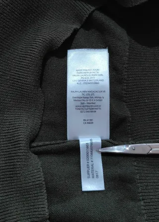 Jersey Polo Ralph Lauren Pima Algodón Verde botell