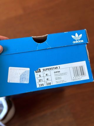 Adidas Superstar J Talla 37