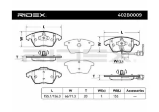 Pastillas de freno compatible audi,seat,skoda,vw
