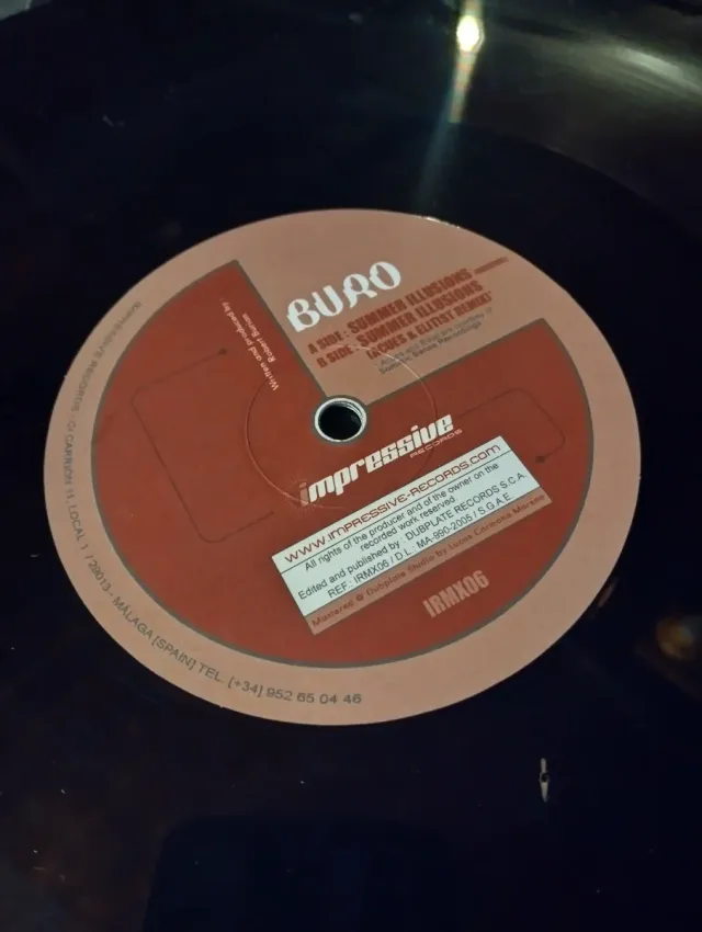 Vinilo BURO - Summer Illusions