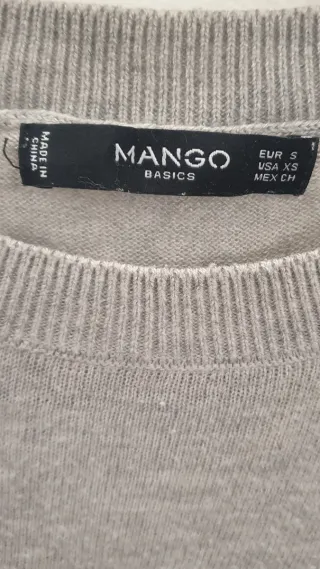 Jersey Mango Asimétrico gris