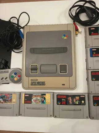 Super Nintendo + 11 Juegos