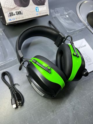 PROTEAR Cascos Antiruido Bluetooth DAB+