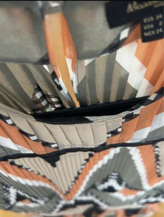 Vestido Massimo Dutti Zigzag Talla 34