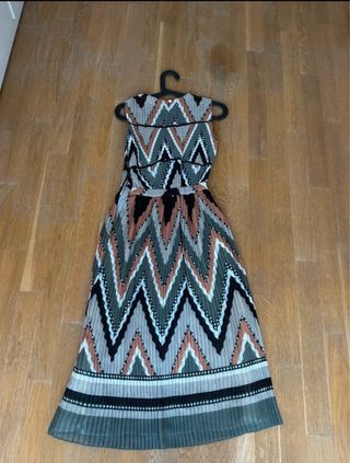 Vestido Massimo Dutti Zigzag Talla 34
