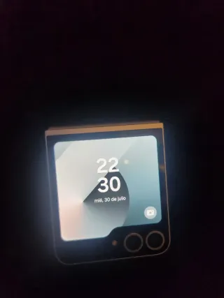 Teléfono Móvil Plegable Gris/Plata