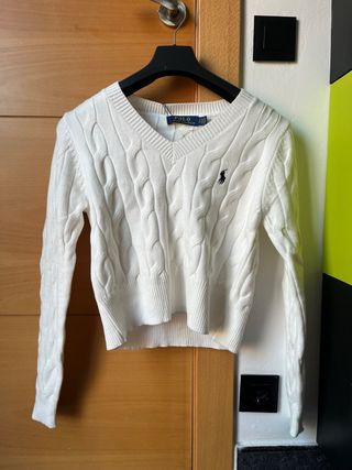 Jersey Polo Ralph Lauren Blanco Mujer