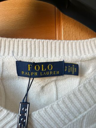 Jersey Polo Ralph Lauren Blanco Mujer