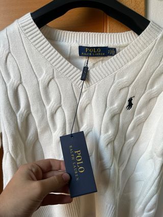 Jersey Polo Ralph Lauren Blanco Mujer