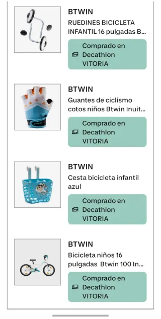 Bicicleta infantil Decathlon Btwin 16"