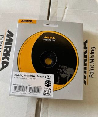 Plato Lija Mirka 150mm 5/16 Grip 48 Agujeros