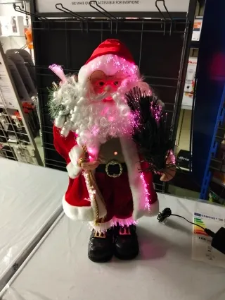 Babbo Natale con luci LED