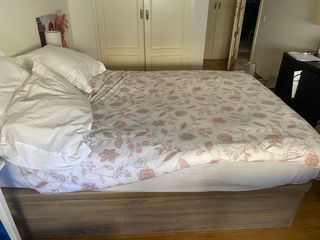 Cama 1.35 con colchón y canapé