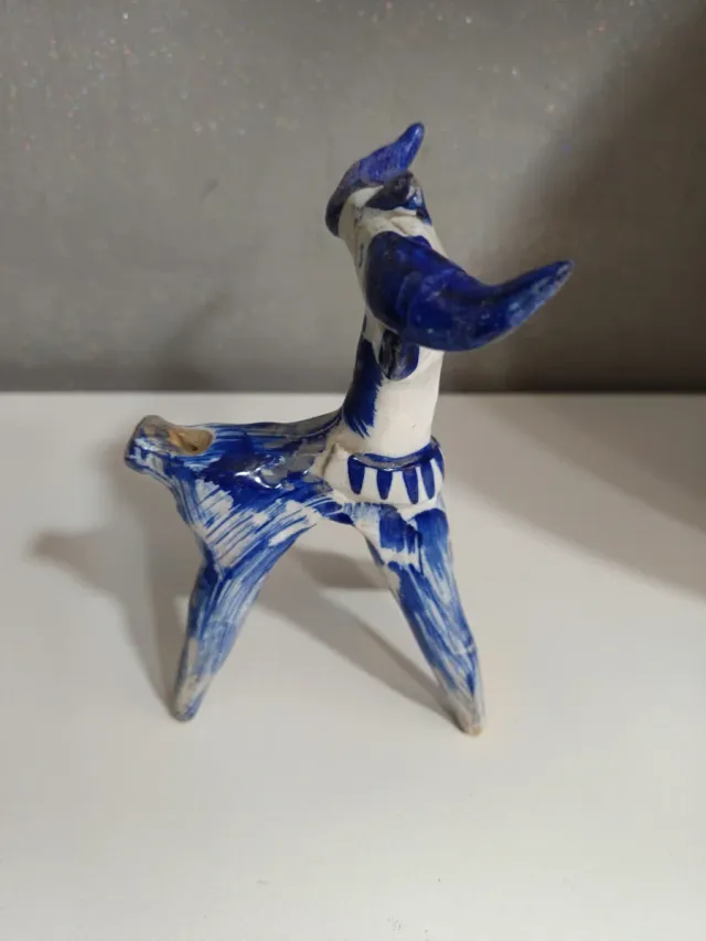 Antico fischietto in ceramica di Andujar