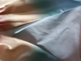 Top Ombré Arcoíris Manga Abullonada