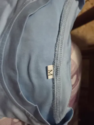 Pijama cuadros azul y blanco