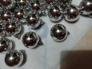 Palline Natale Argento (Set 30)