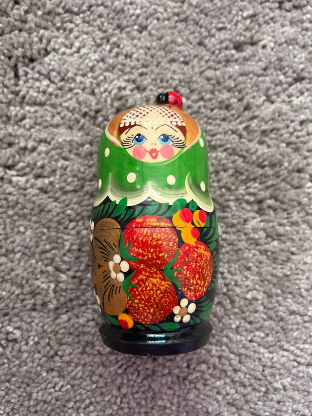 Muñeca Rusa Matrioska Pintada a Mano