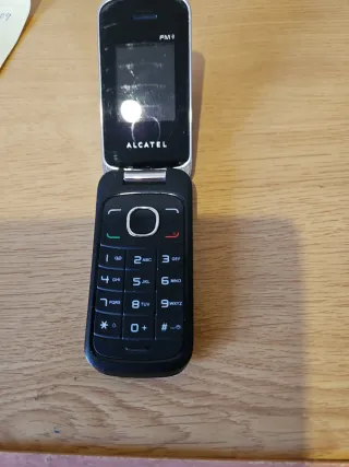 Teléfono Móvil Alcatel FM Negro