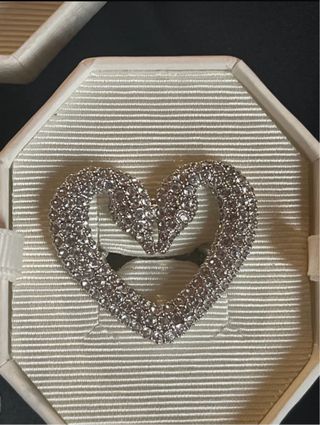 Anillo Swarovski Corazón Brillante