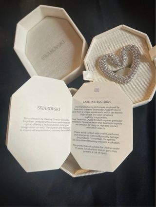 Anillo Swarovski Corazón Brillante