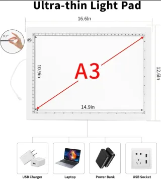 Tavoletta Luminosa LED A3