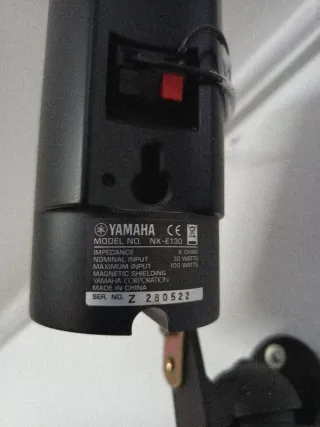 Conjunto 5 Altavoces Yamaha Negro